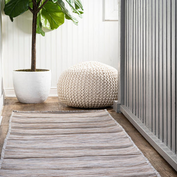 Bo Modern Farmhouse Wide Stripe Area Rug